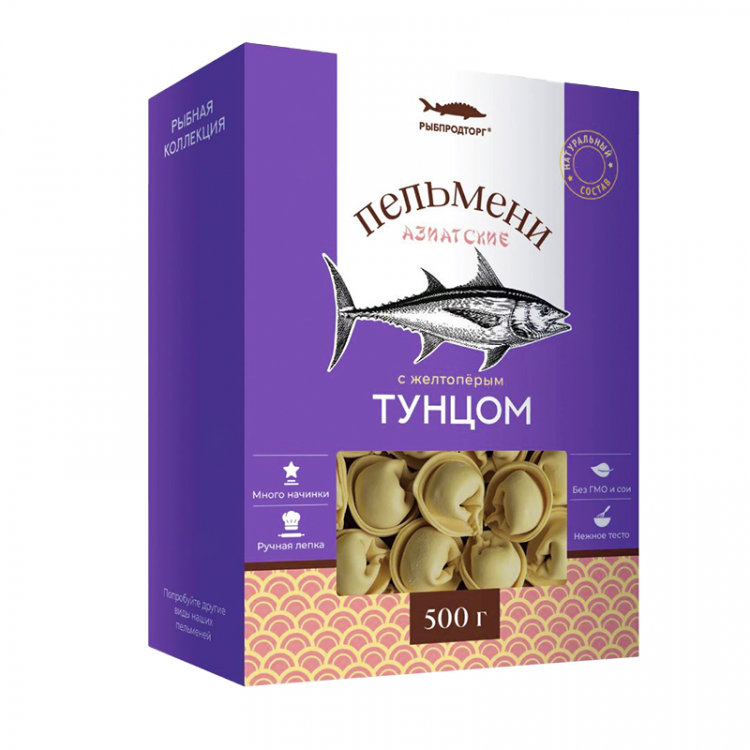 Пельмени с тунцом, 500 г