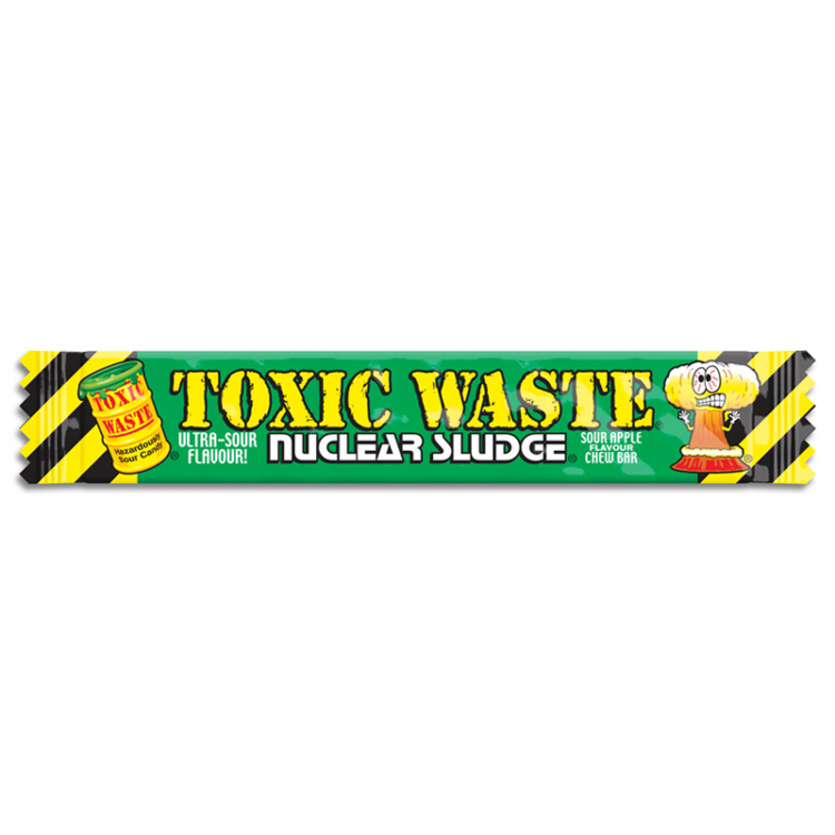 Жевательная конфета Toxic Waste Яблоко, 20 г