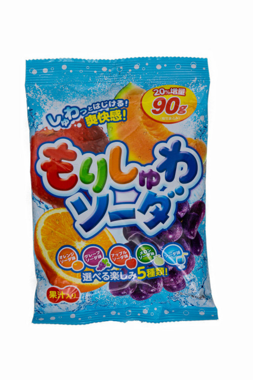 Карамель содовая ассорти из 5 вкусов Ribon, 90 гр