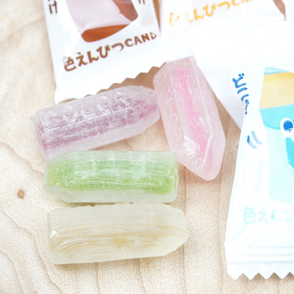 Карамель Цветные карандаши Kanro, 80 гр