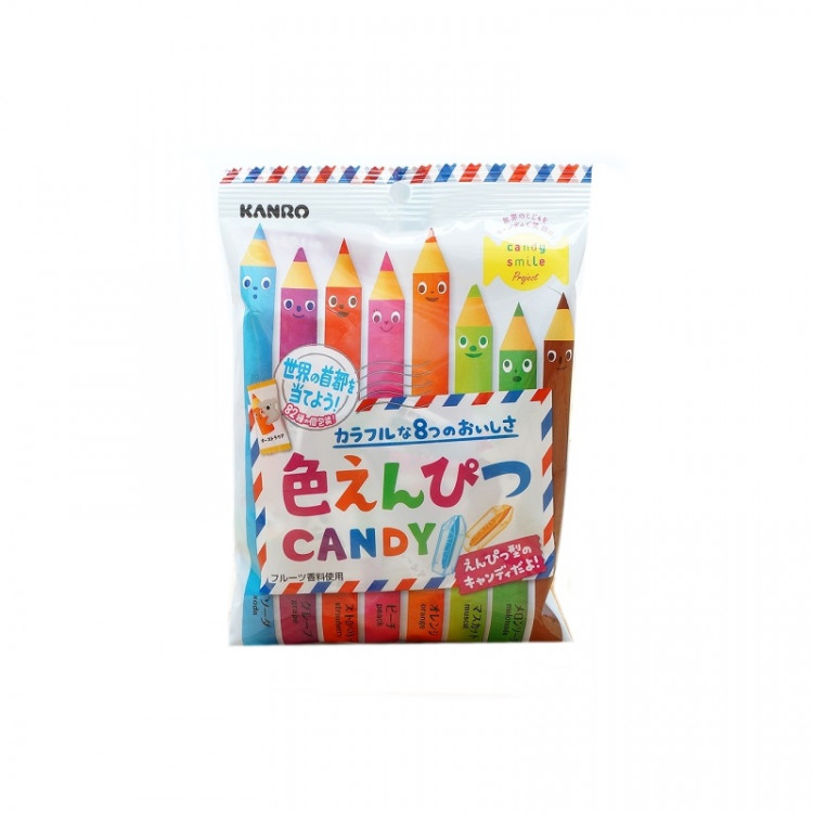 Карамель Цветные карандаши Kanro, 80 гр