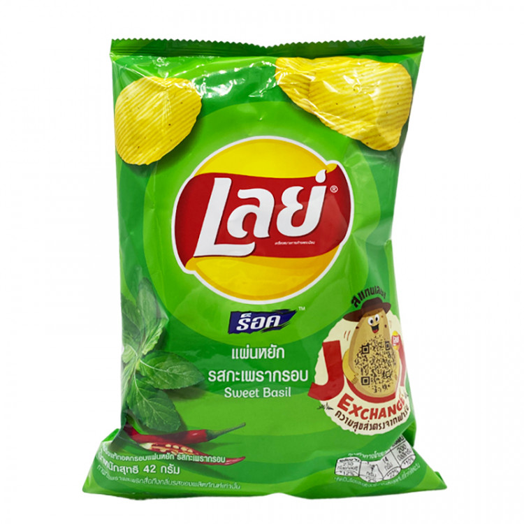 Чипсы Сладкий базилик Lay's, 43 гр Тайланд