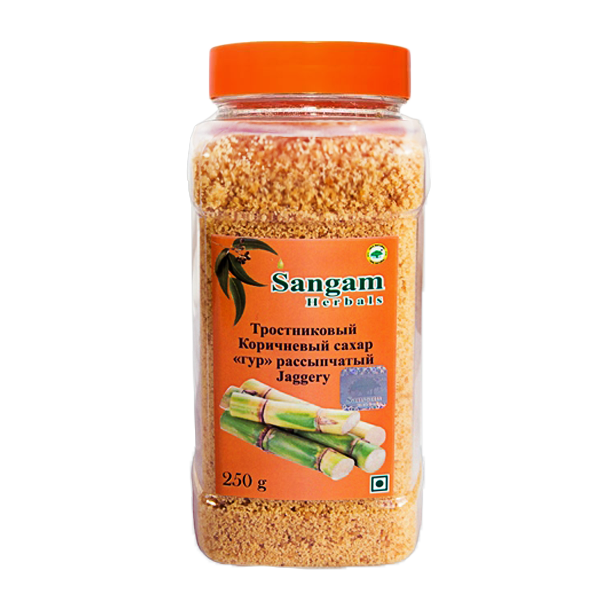 Сахар гур рассыпчатый тростниковый, 250 г