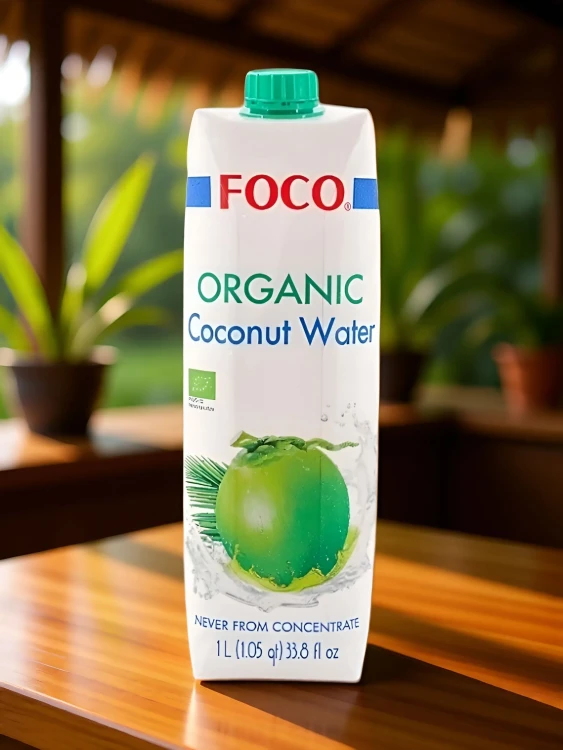 Кокосовая вода органическая FOCO, 1 л