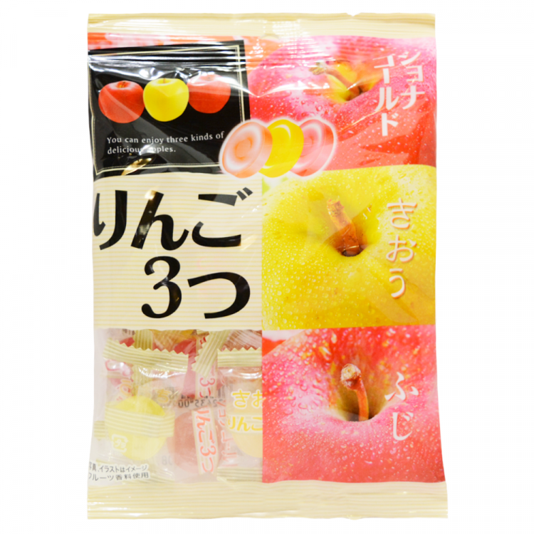 Карамель Яблочное ассорти PINE, 75/85 гр