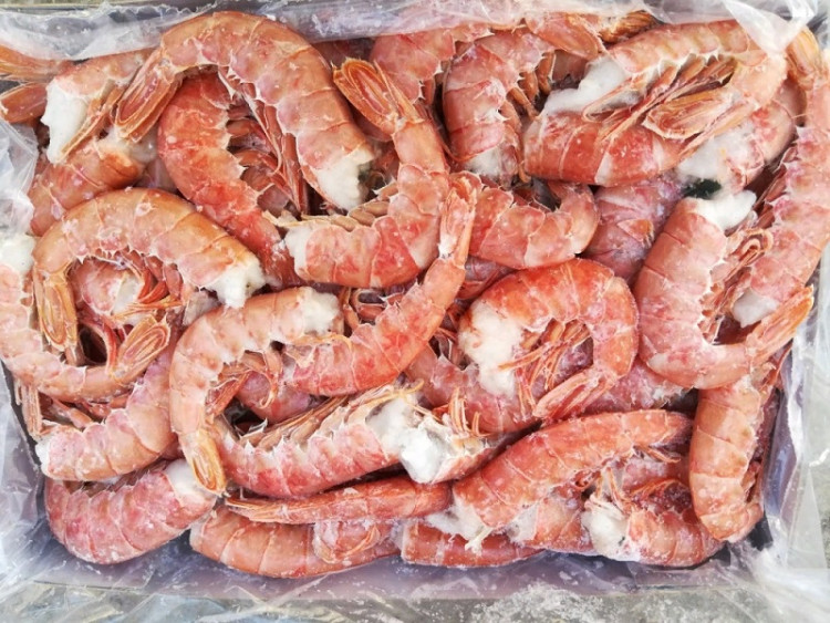 Креветки аргентинские без головы с/м, 300 гр ВЫВОД