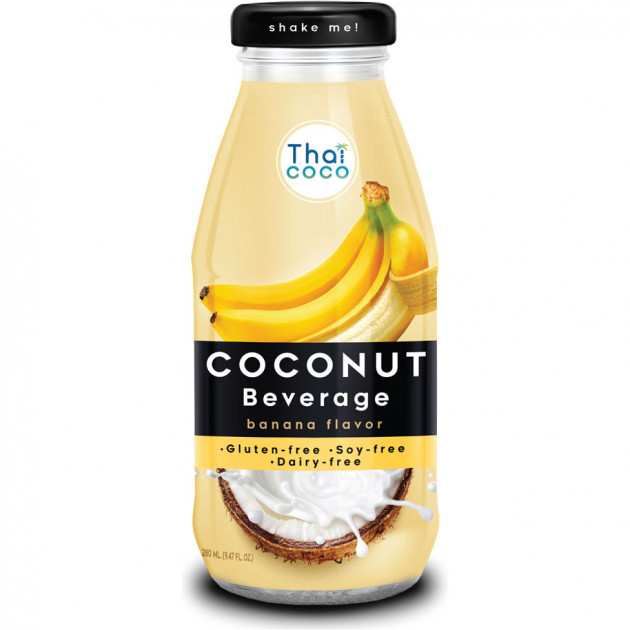 Напиток кокосовый со вкусом банана Thai Coco, 280 мл