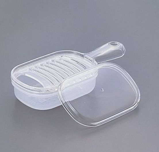 Терка пластиковая с ручкой для имбиря и васаби, 1 шт