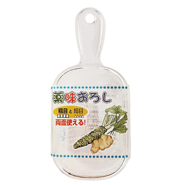 Терка пластиковая с ручкой для имбиря и васаби, 1 шт