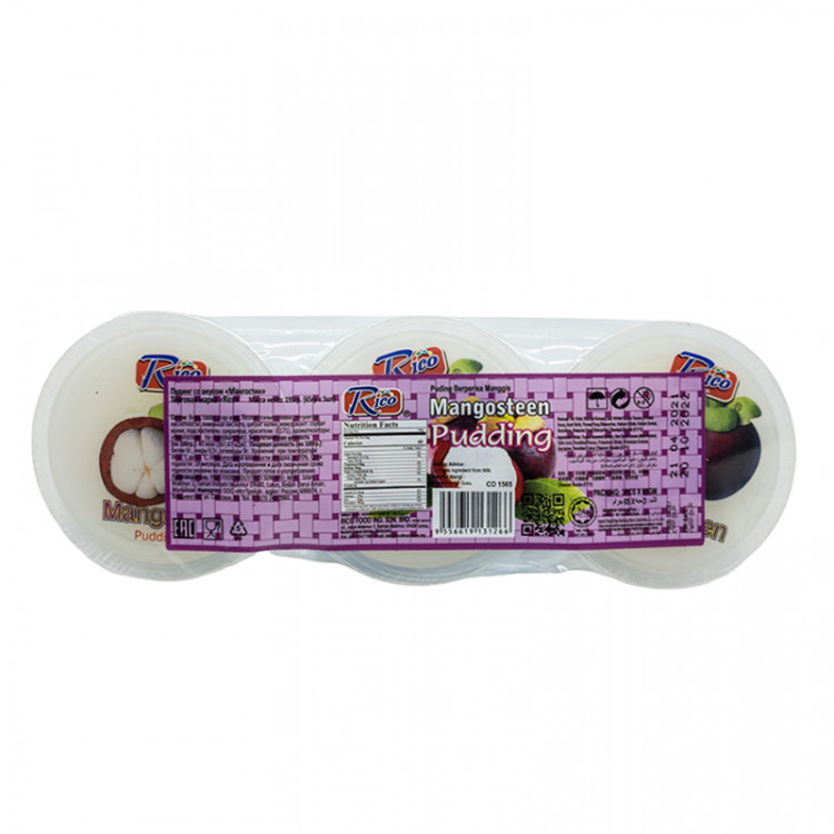 Пудинг RICO со вкусом мангостина 65гр*3шт, 195 г