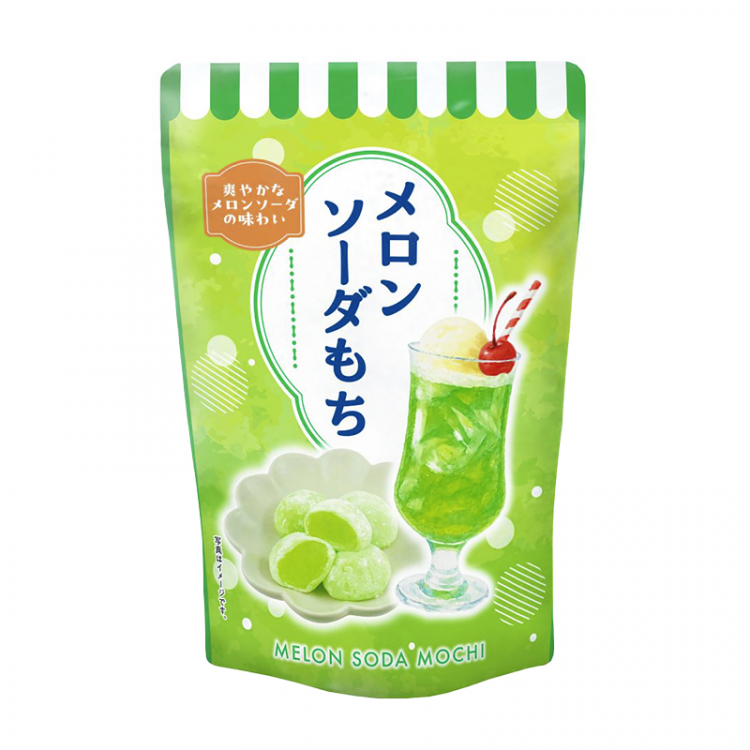 Пирожное "Моти" со вкусом дынной содовой, Seiki, 130 г, Япония