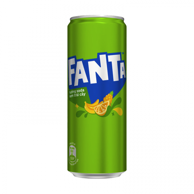 Напиток Fanta Green Cream Soda, 330 мл, Вьетнам