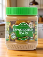 Паста арахисовая без сахара, 340 гр