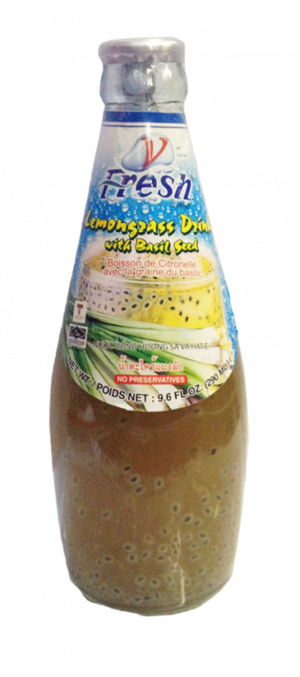 Напиток из лемонграсса и семян базилика, 290 мл