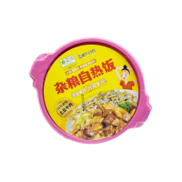 Рис быстрого приготовления со вкусом говядины с картофелем (круглая) LeiQia, 265 г