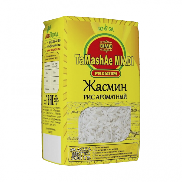 Жасмин Рис Ароматный TaMashAe MIADI PREMIUM 500 гр
