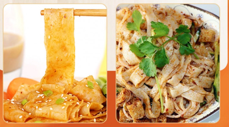 Лапша б/п широкая с красным маслом и кунжутным соусом (4х120), 480 г