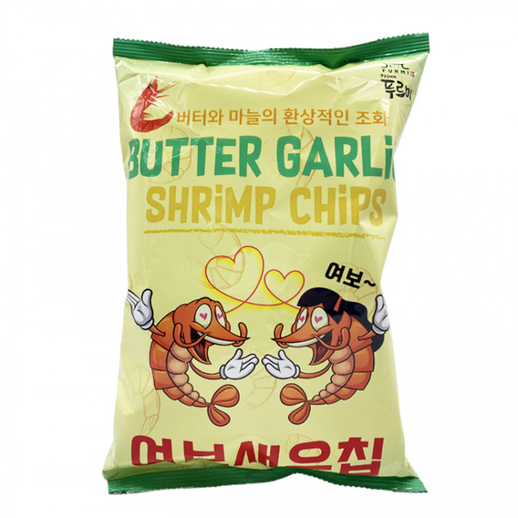 Чипсы с креветками в чесночно-сливочном соусе Фурми 80 гр.