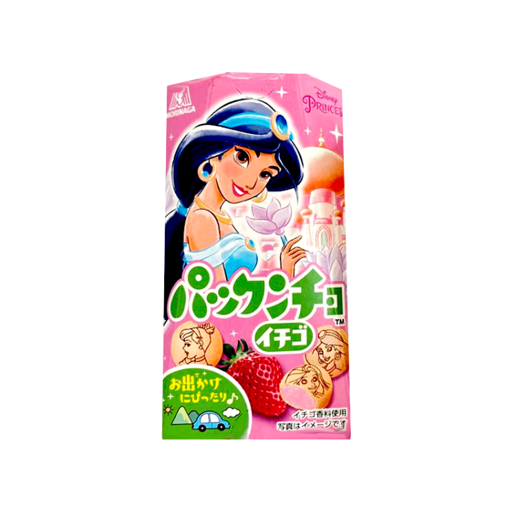 Печенье MORINAGA Паккунчё клубничный шоколад 41гр /10