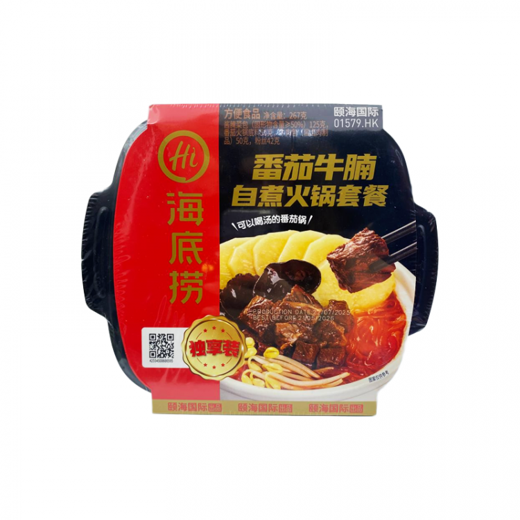 Лапша б/п с томатно-говяжьим вкусом Haidilao, 267 г