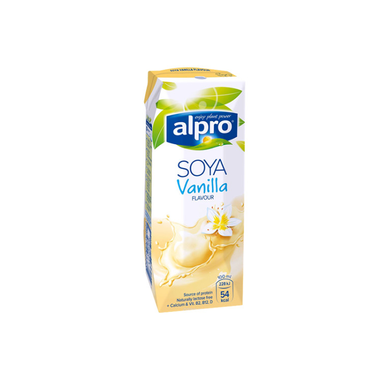 Напиток соевый со вкусом ванили ALPRO, 250 мл ВЫВОД