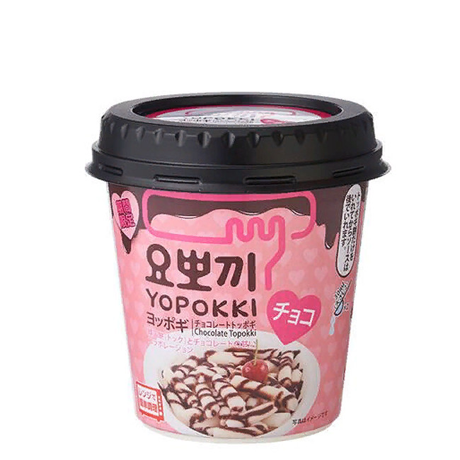 Рисовые палочки Токпокки с шоколадным соусом, 120 гр