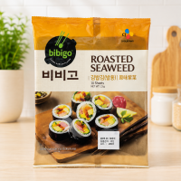 Водоросли нори обжаренные Кимпаб Wrap&Roll CJ Bibigo, 10 г