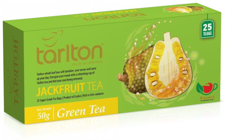 Чай зеленый Тарлтон Джекфрут, (25 п*2 г), 50 г
