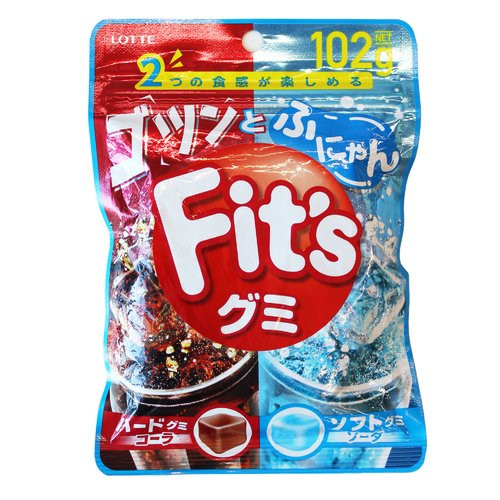 Конфеты жевательные Кола и Лимонад Fits, 102 грВЫВОД