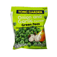 Зеленый горошек Tong Garden со вкусом лука и чеснока, 30 г