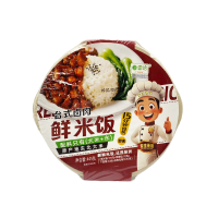 Рис быстрого приготовления со вкусом свинины в тайваньском стиле LeiQia, 445 г