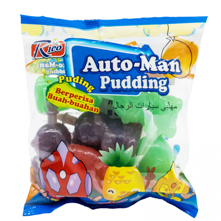 Пудинг мини ассорти (клубника, ананас, манго, виноград), 320 г